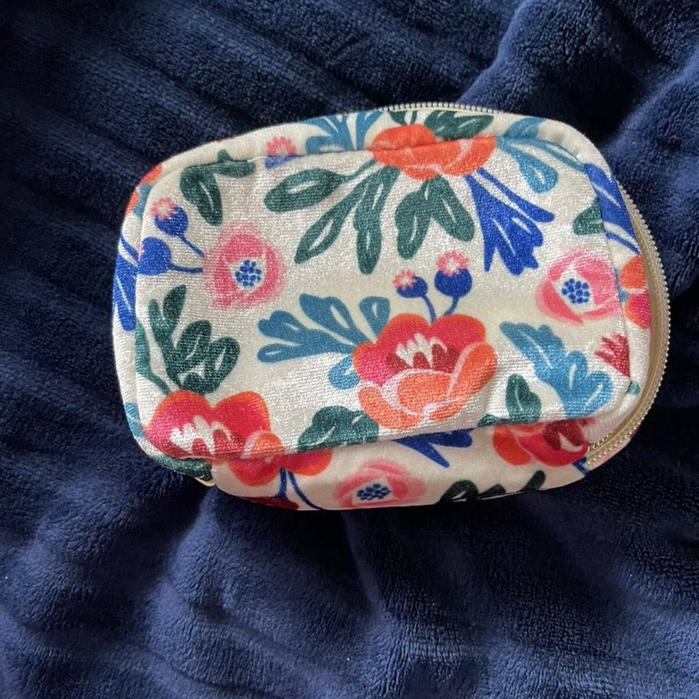 Floral Small Makeup Pouch